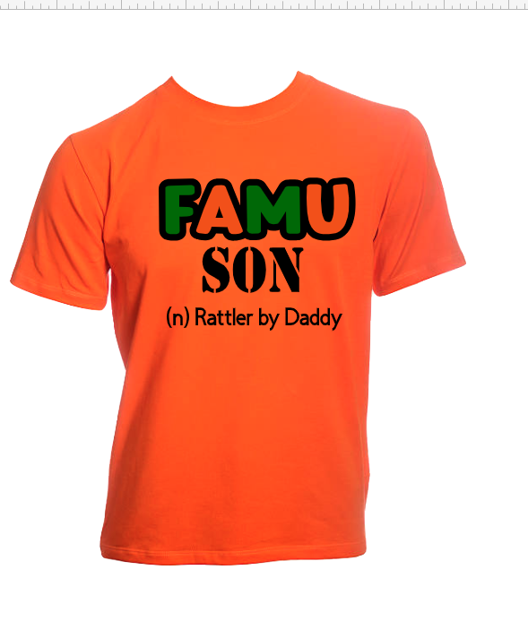 Florida A&M University FAMU Daddy Son Graphic T-shirt