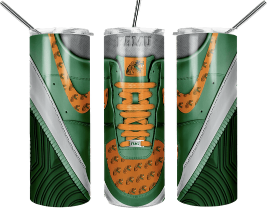 FAMU Dunks Inspired 20oz Stainless Steel Tumbler - Uneek Boutique by Dee