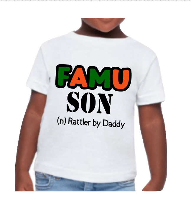 Florida A&M University FAMU Daddy Son Graphic T-shirt - Uneek Boutique by Dee