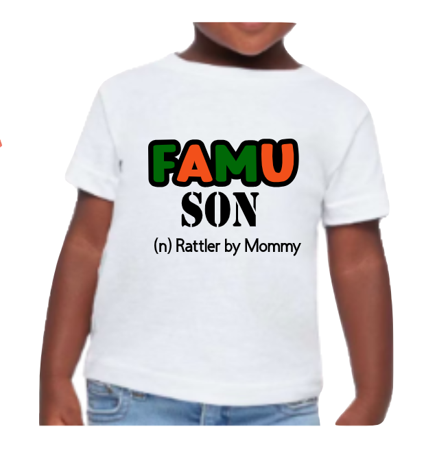 Florida A&M University FAMU Mommy Son Graphic T-shirt