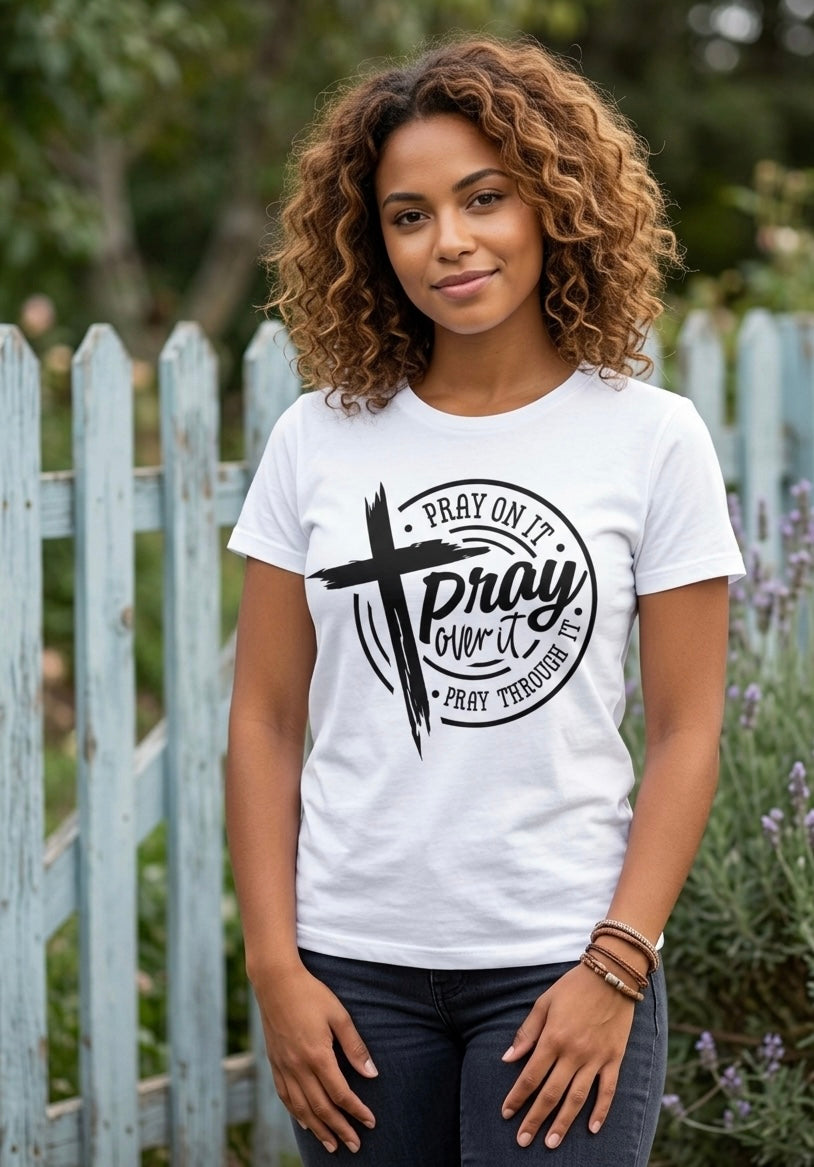 Pray On It Unisex T-Shirt - Uneek Boutique by Dee