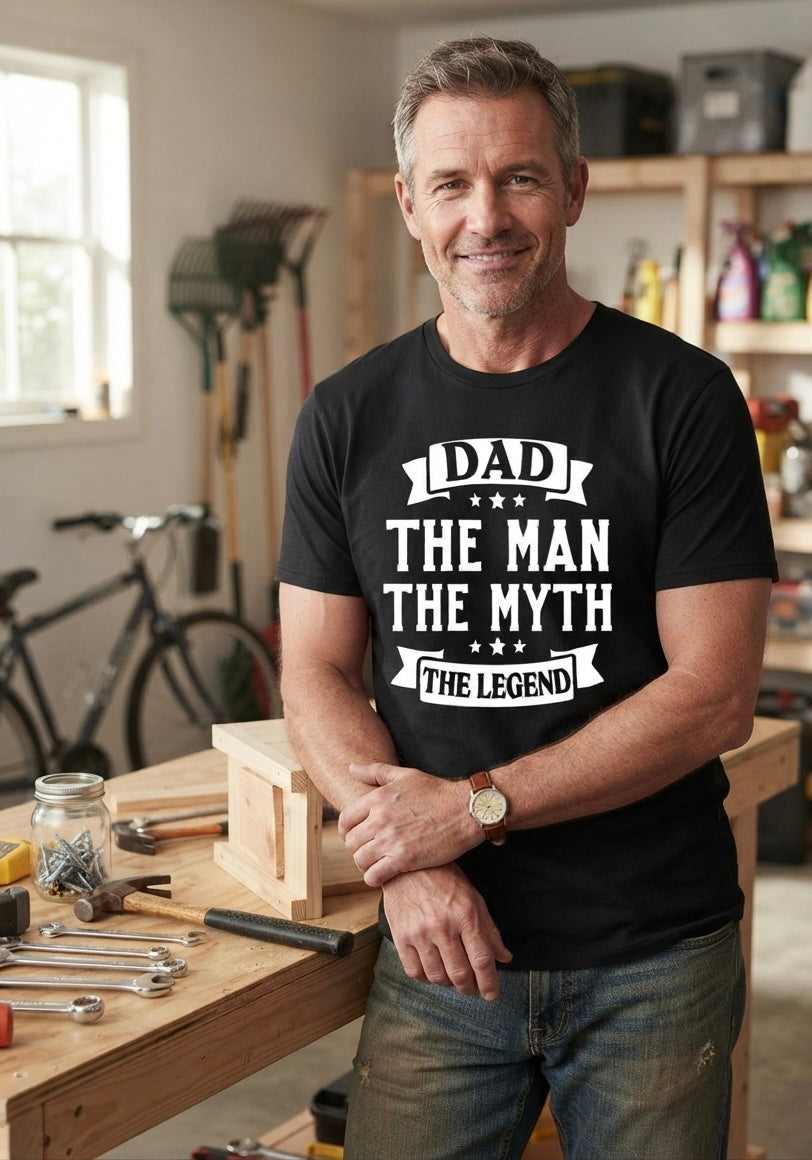 Dad The Man The Myth The Legend - Uneek Boutique by Dee