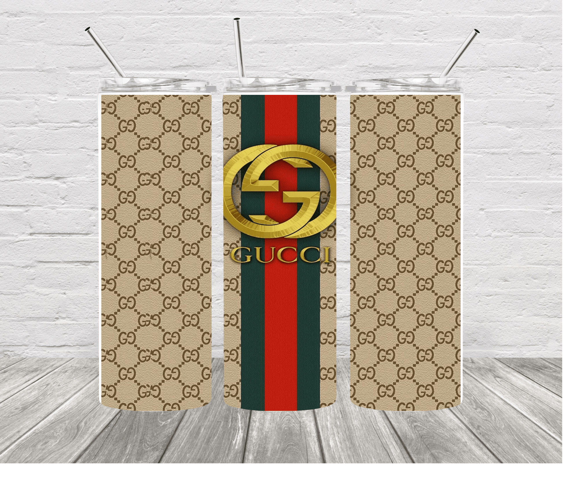 Gucci Inspired 20 oz Skinny Stainless Steel Tumbler - Uneek Boutique by Dee
