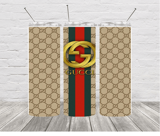 Gucci Inspired 20 oz Skinny Stainless Steel Tumbler - Uneek Boutique by Dee
