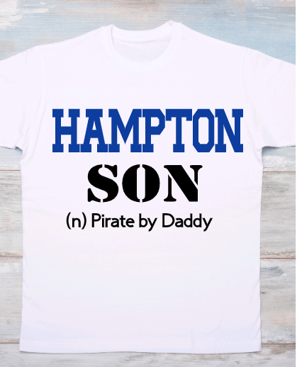 Hampton University Daddy Son Graphic T-shirt