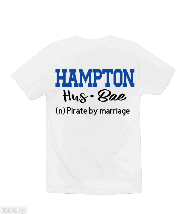 Hampton University HU Husbae Graphic T-Shirt