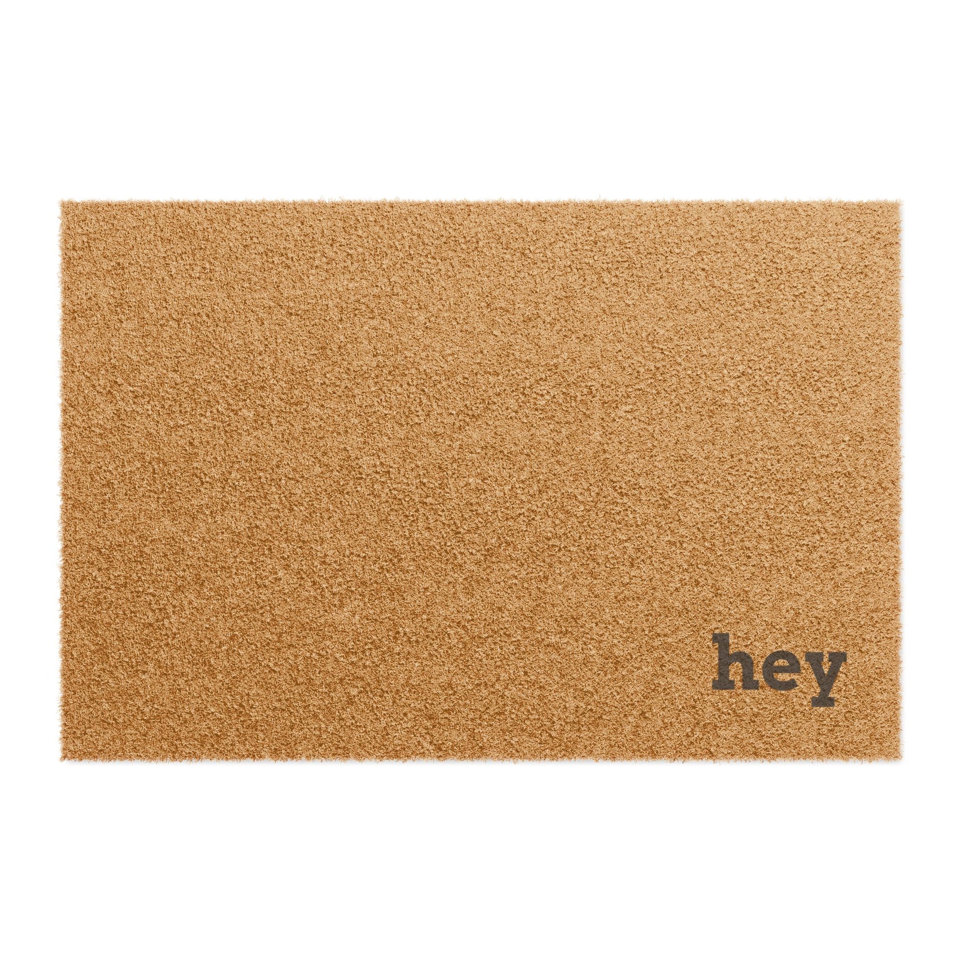 Hey Doormat – Minimalist Natural Coir Welcome Mat - Uneek Boutique by Dee
