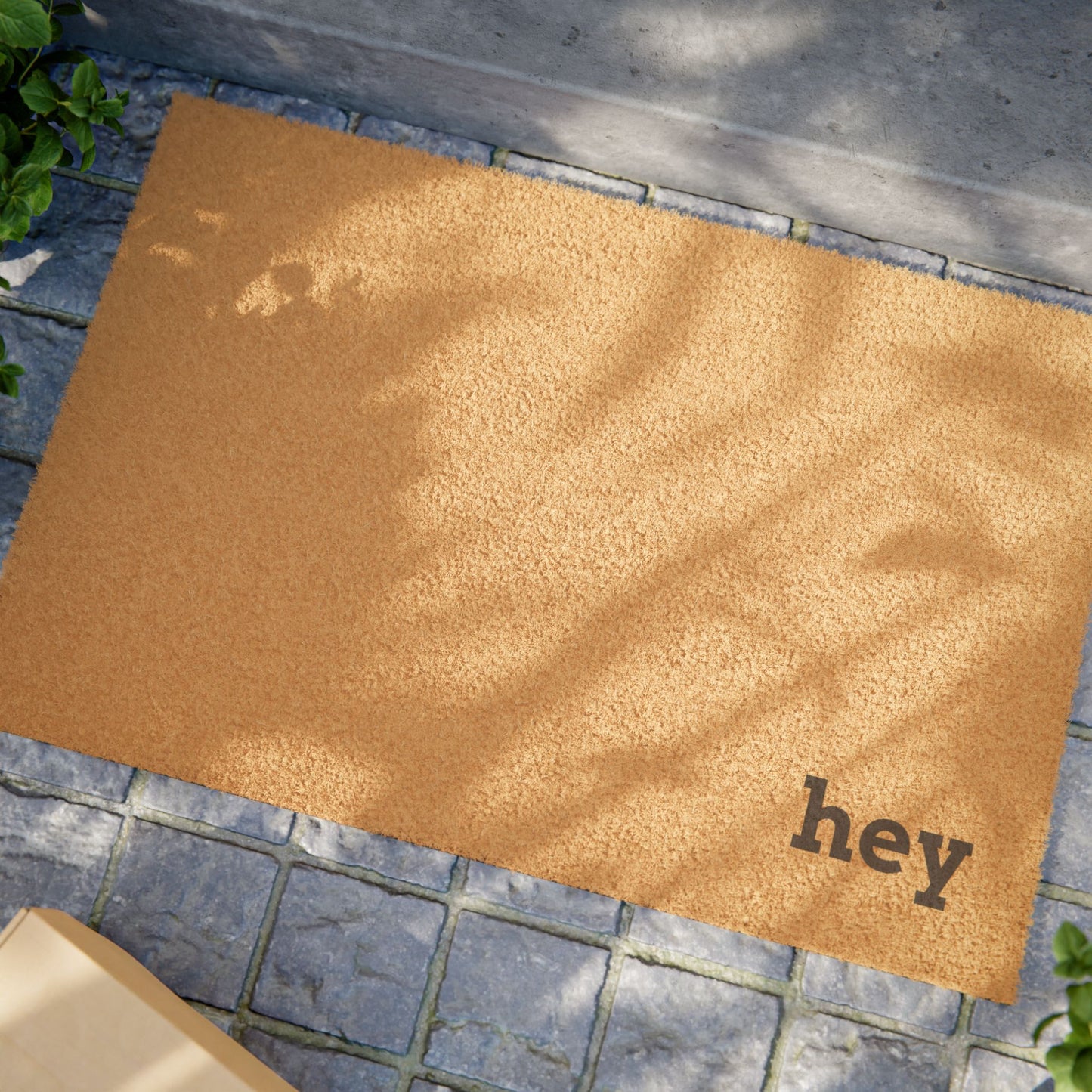 Hey Doormat – Minimalist Natural Coir Welcome Mat - Uneek Boutique by Dee