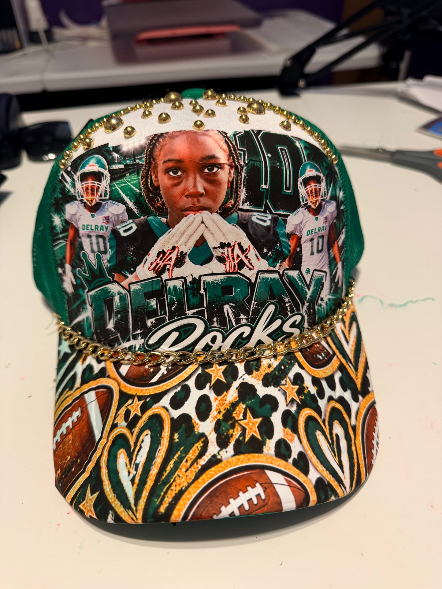Custom Football Trucker Hat