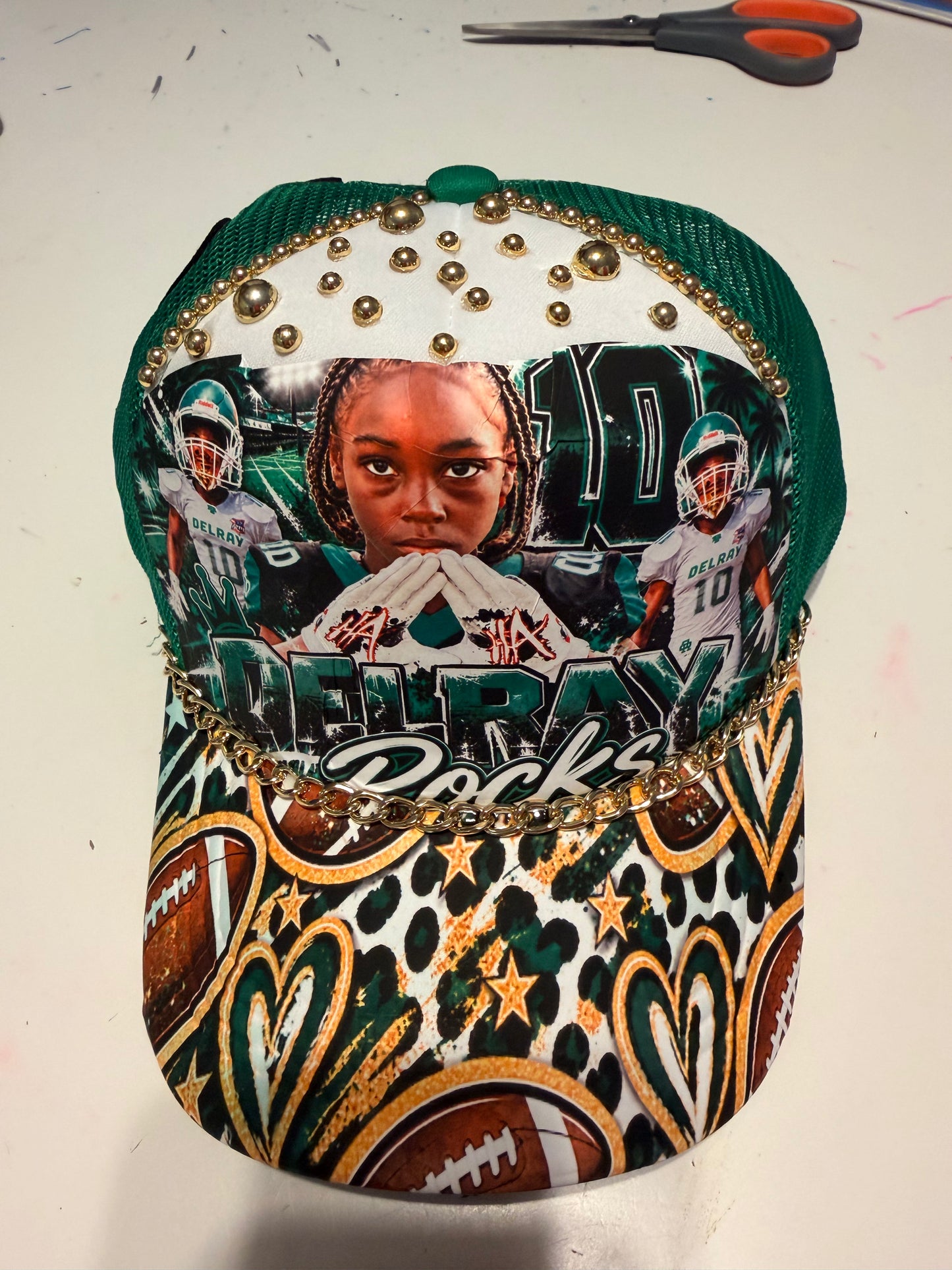 Custom Football Trucker Hat