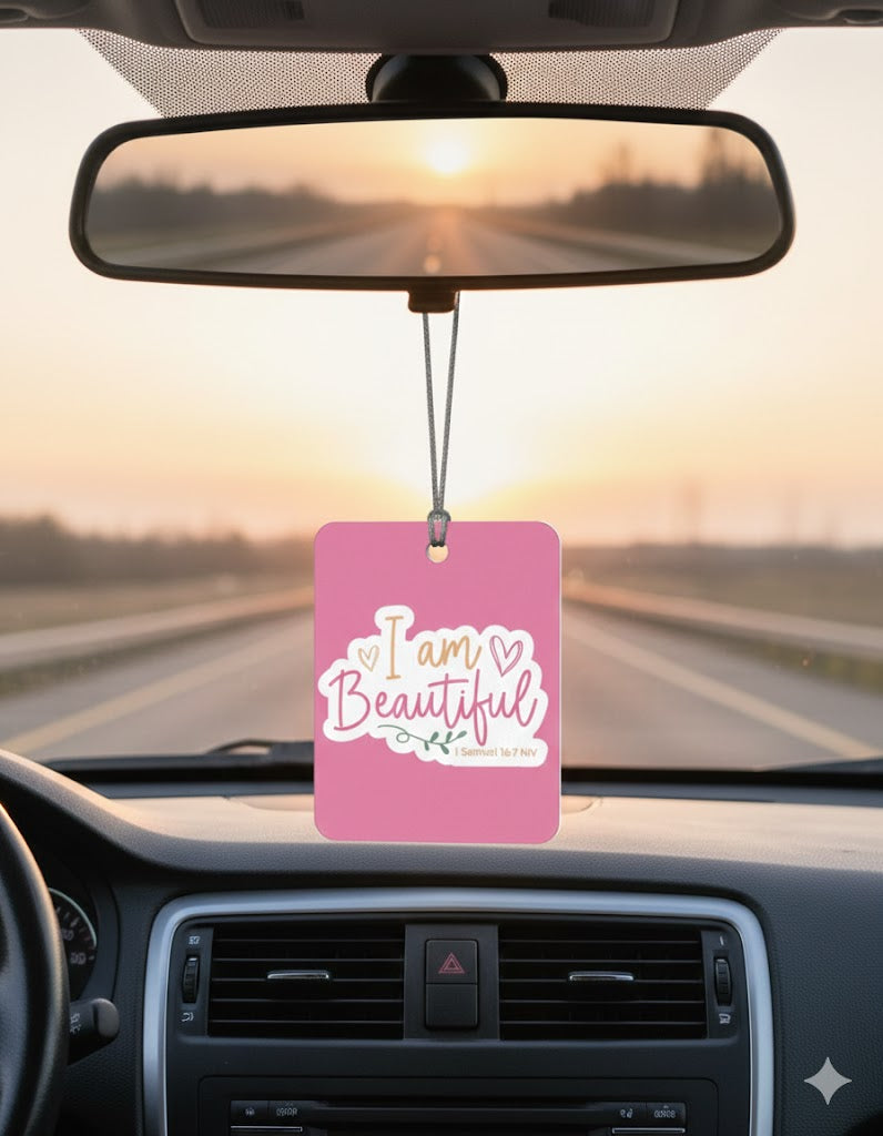I Am Beautiful Car Air Freshener - Uneek Boutique by Dee