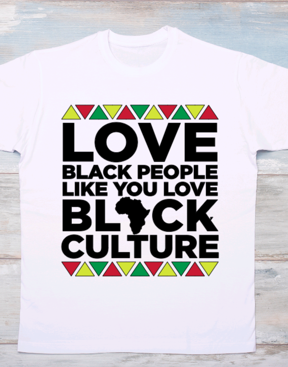 Love Black People Graphic T-Shirt