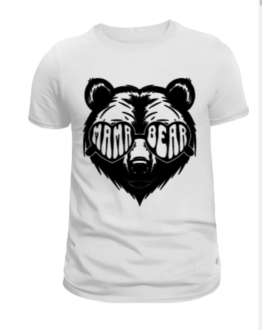 Mama Bear White Shirt Uneek Boutique by Dee
