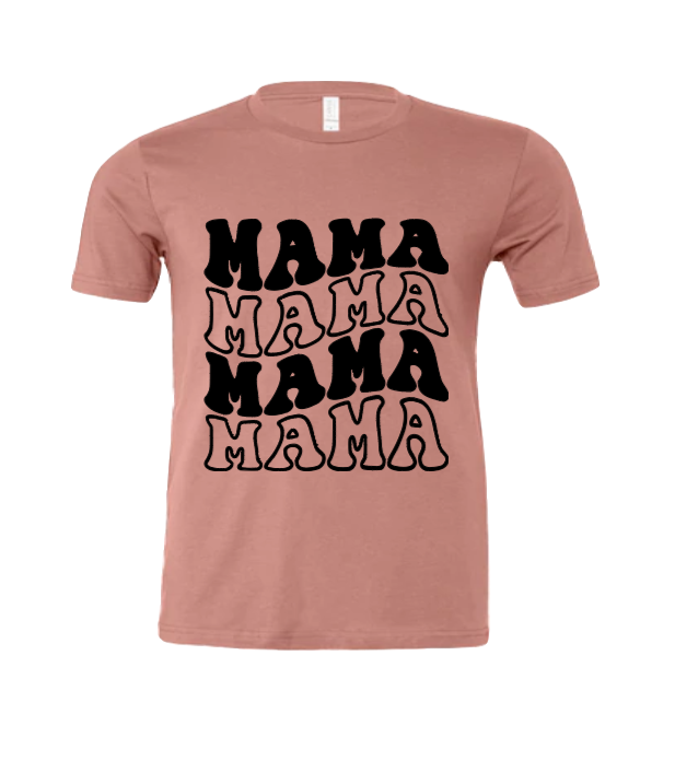 Mama retro mauve shirt Uneek Boutique by Dee