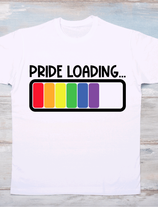 Pride Loading LGBTQ Graphic T-Shirt