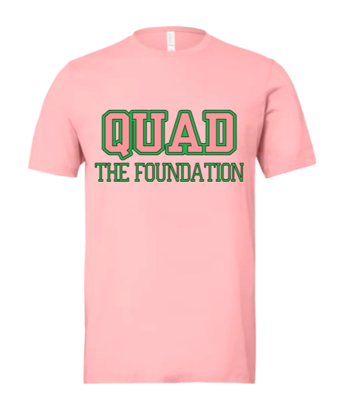 Quad Club #4 The Foundation Greek Sorority T-Shirt - Uneek Boutique by Dee