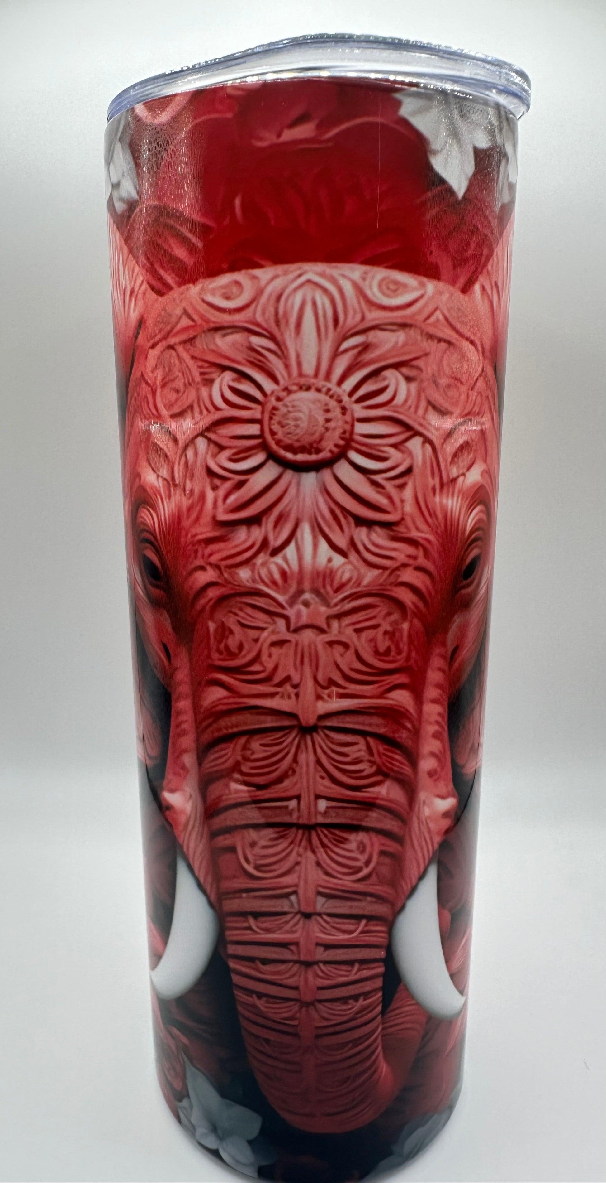 Red Elephant 20oz Stainless Steel Tumbler - Uneek Boutique by Dee