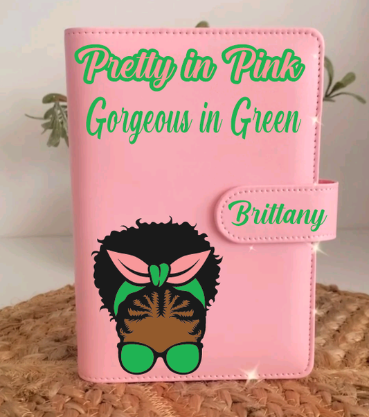 Pretty Girl Budget Binder with Coordinating Cash Envelopes