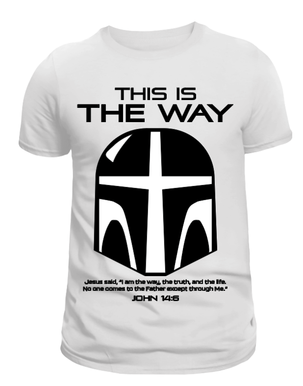 Star Wars Mandalorian Inspired Christian T-Shirt - Uneek Boutique by Dee