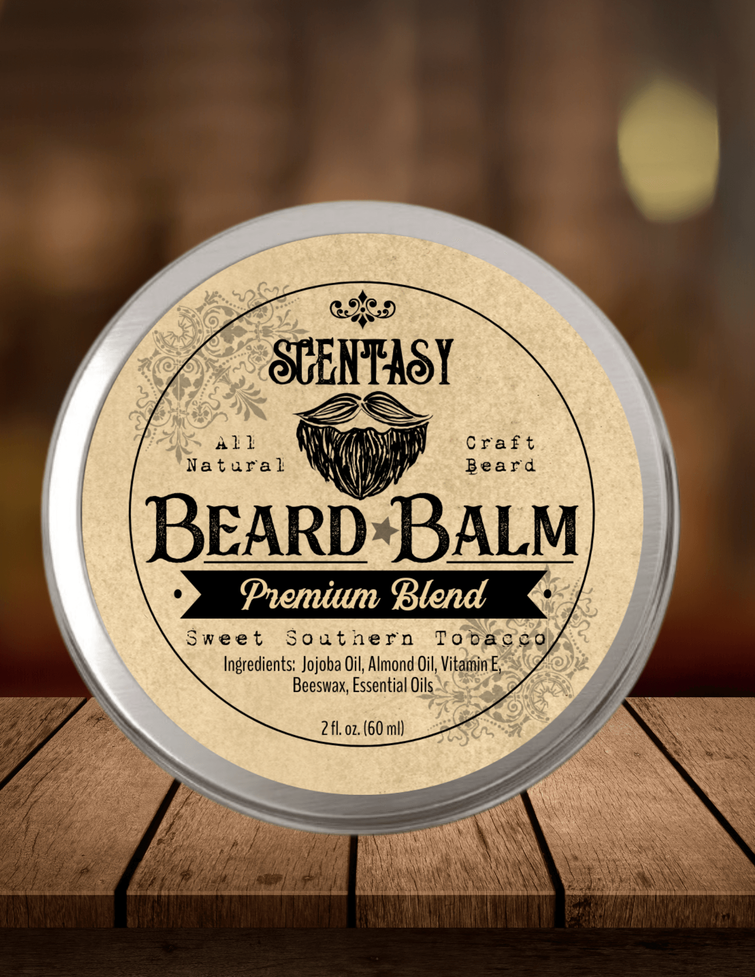 Beard Balm Sweet Southern Tobacco 2oz - Uneek Boutique by Dee