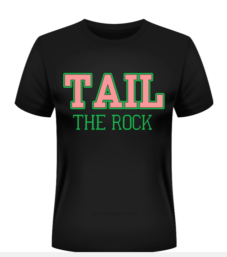 TAIL The Rock Greek Sorority T-Shirt - Uneek Boutique by Dee