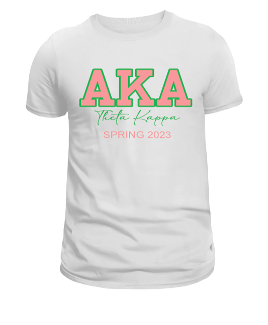 Custom Alpha Kappa Alpha Personalized Chapter Shirt Theta Kappa 27