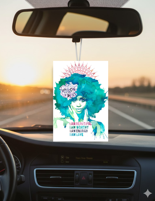 Positive Affirmations Car Air Freshener