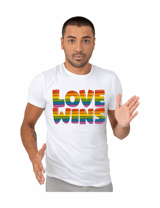 Love Wins LGBTQ Graphic T-Shirt