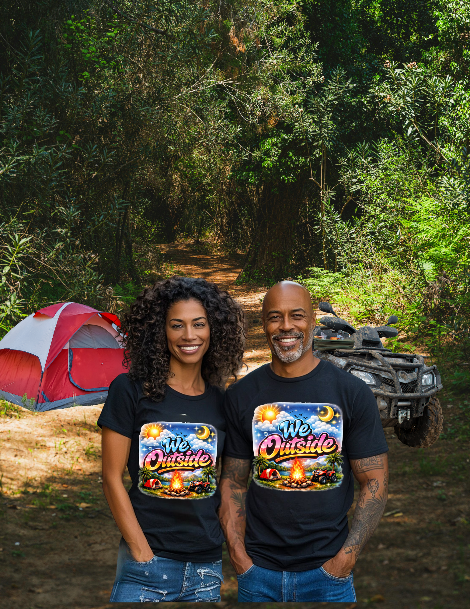 We Outside Funny Graphic T-Shirt - Uneek Boutique by Dee