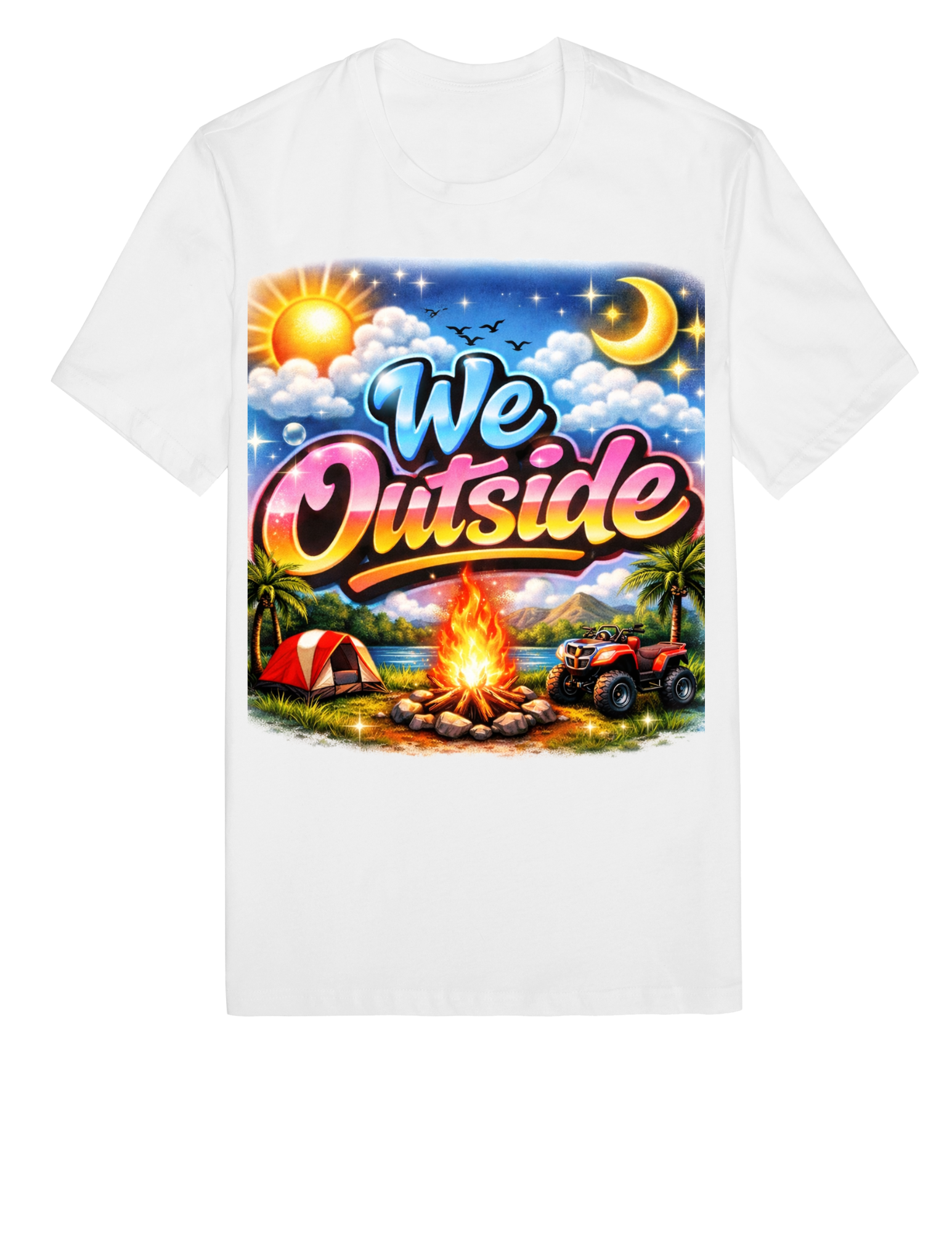 We Outside Funny Graphic T-Shirt - Uneek Boutique by Dee