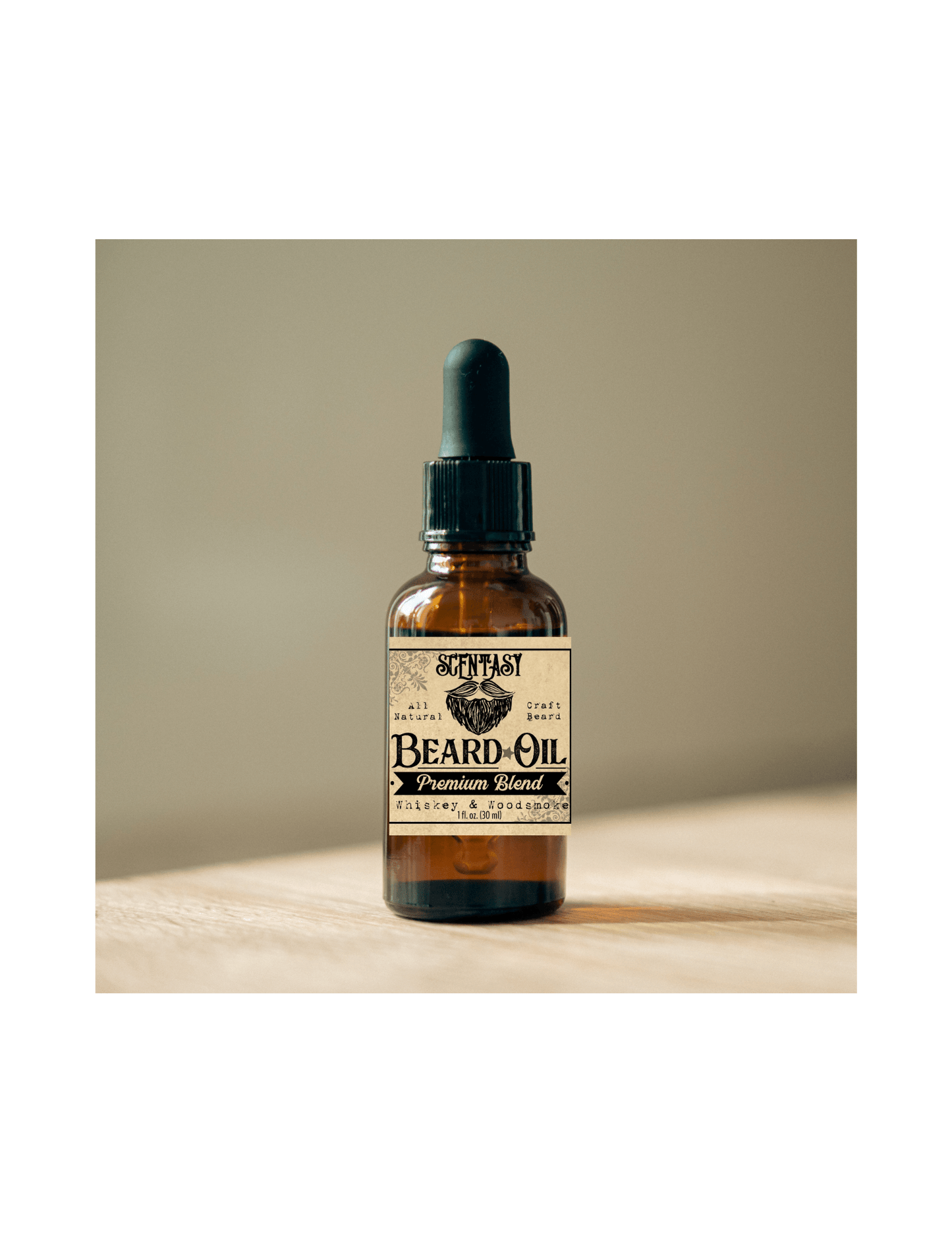 Beard Oil Whiskey & Woodsmoke 30ml - Uneek Boutique by Dee