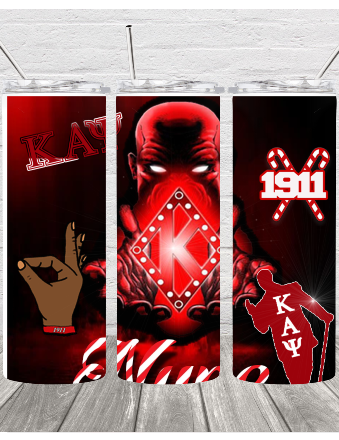 Kappa Alpha Psi Fraternity 20 oz. Stainless Steel Tumbler