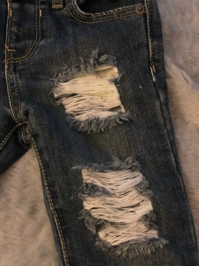 Distressed/Ripped Batman Skinny Jeans (Jeans Only)