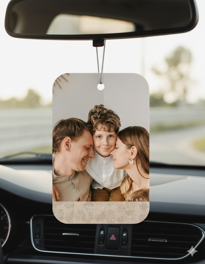 Personalized Car Air Freshener - Uneek Boutique by Dee