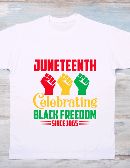 Juneteenth Celebrating Freedom Graphic T-Shirt